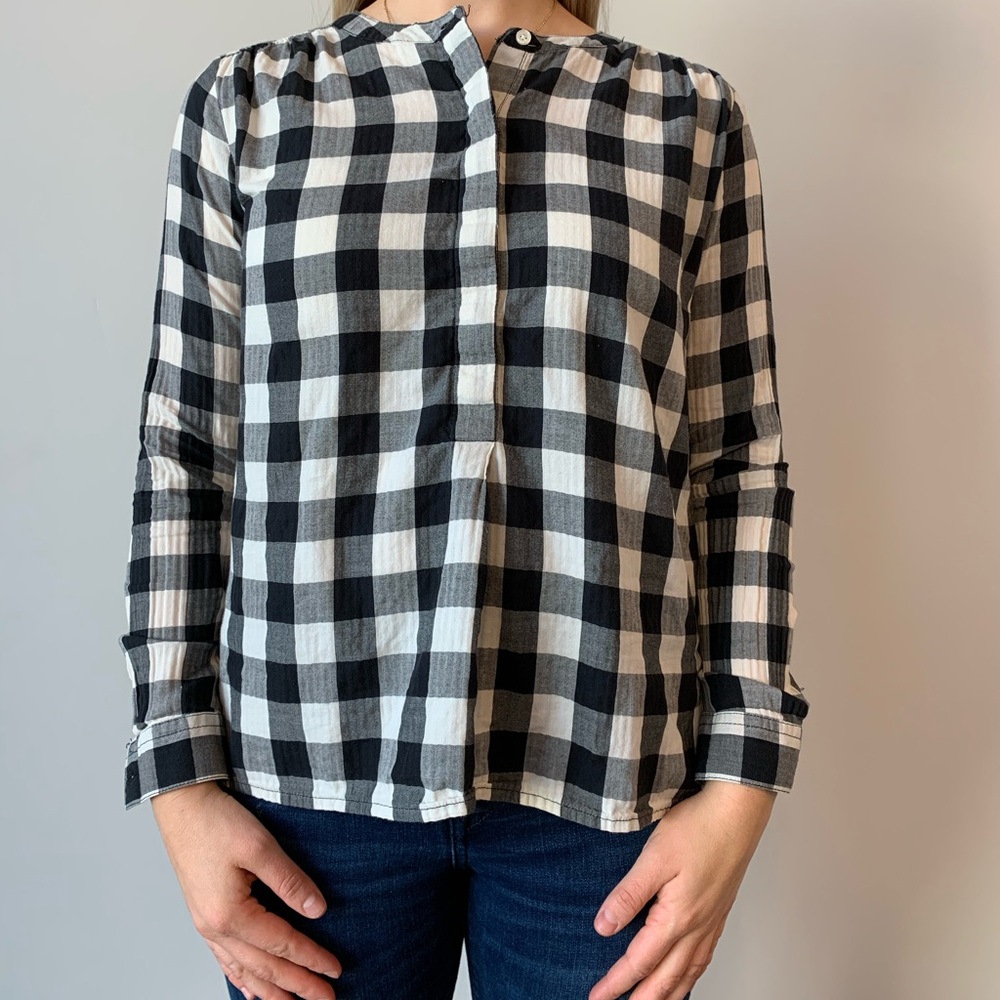 Checkered Button Up
